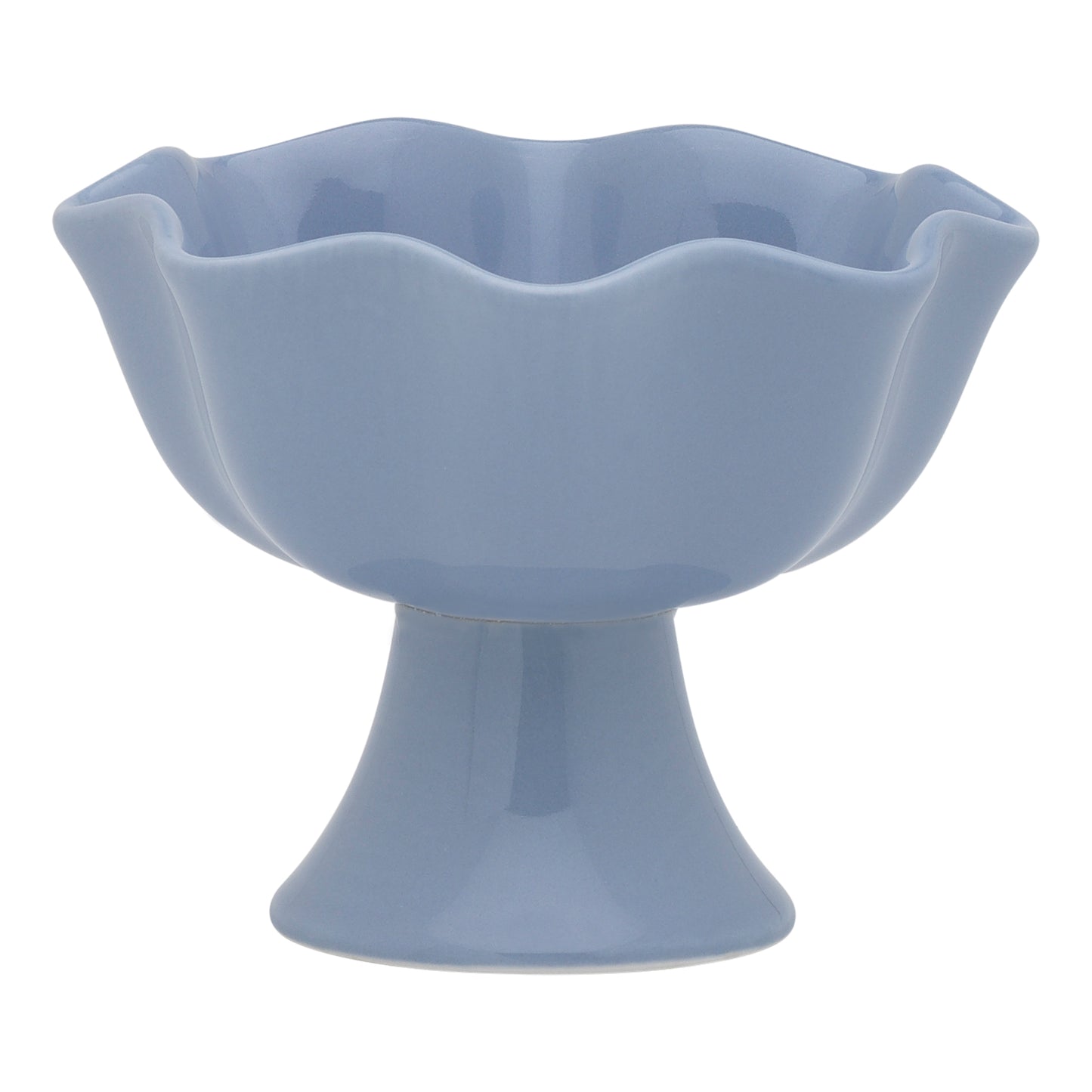 Ecology Ruffle Set of 4 Footed Bowls