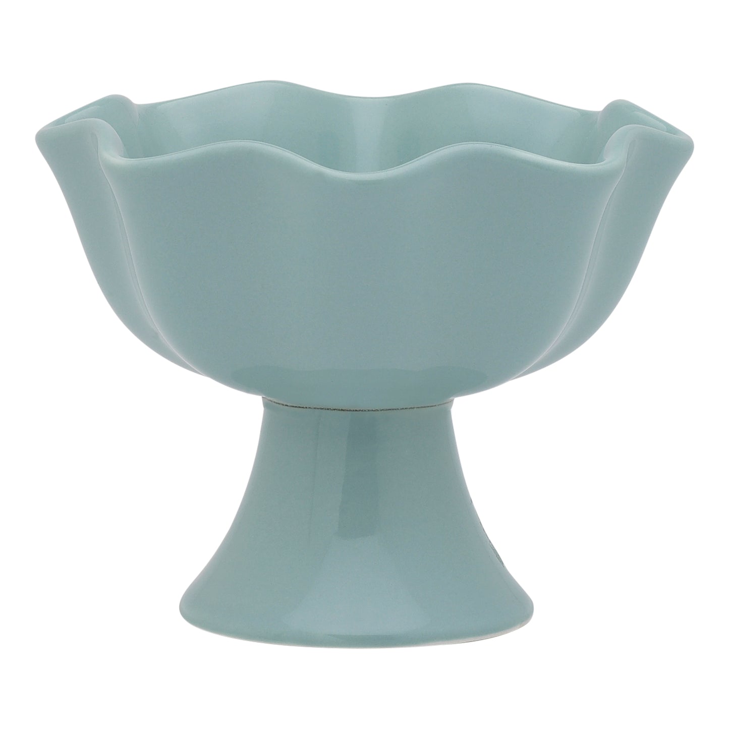 Ecology Ruffle Set of 4 Footed Bowls