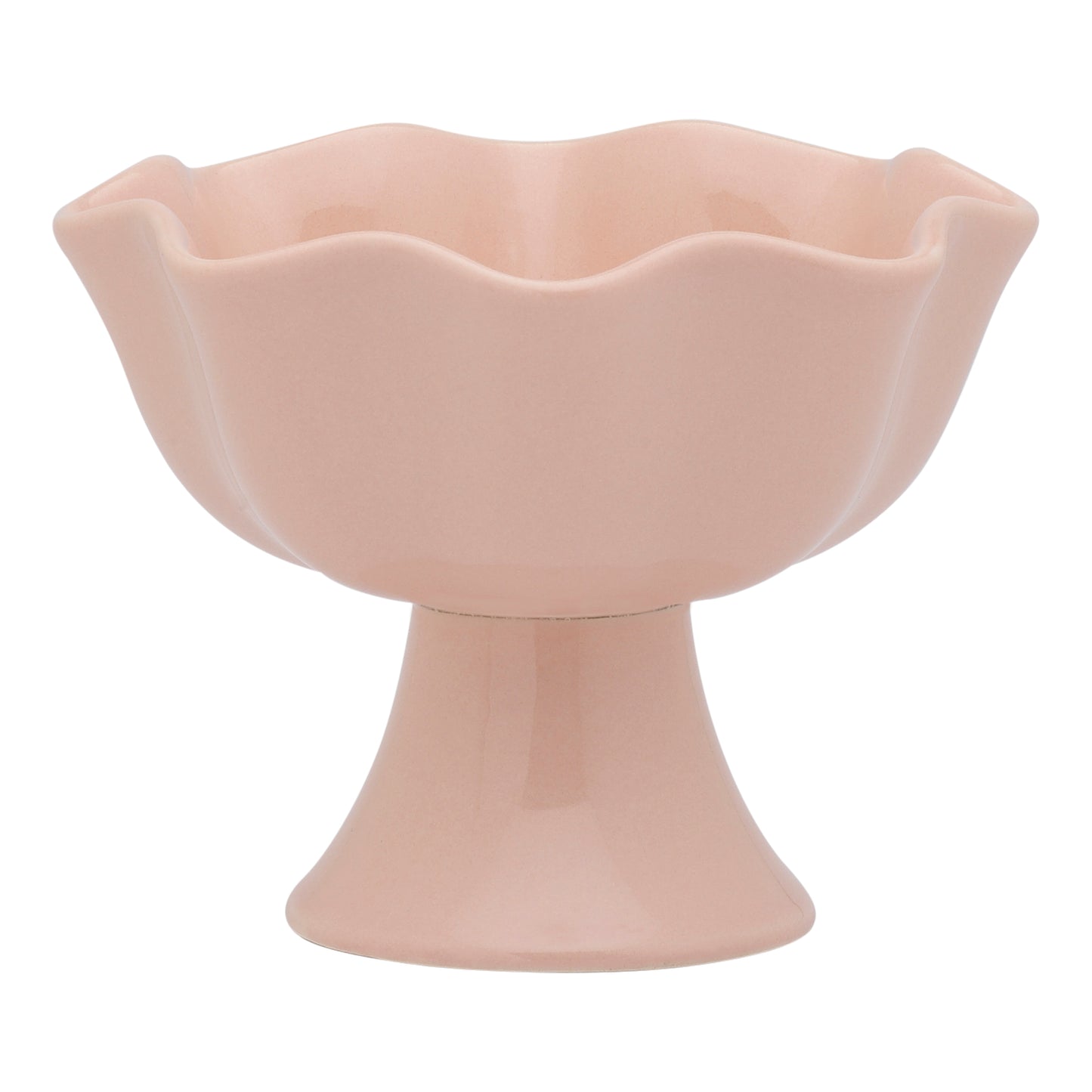 Ecology Ruffle Set of 4 Footed Bowls
