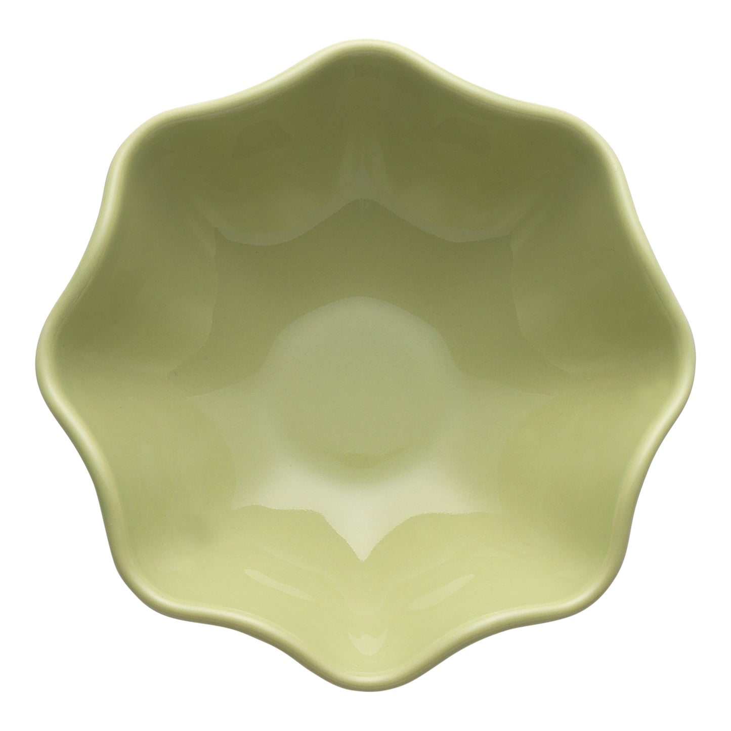 Ecology Ruffle Set of 4 Footed Bowls