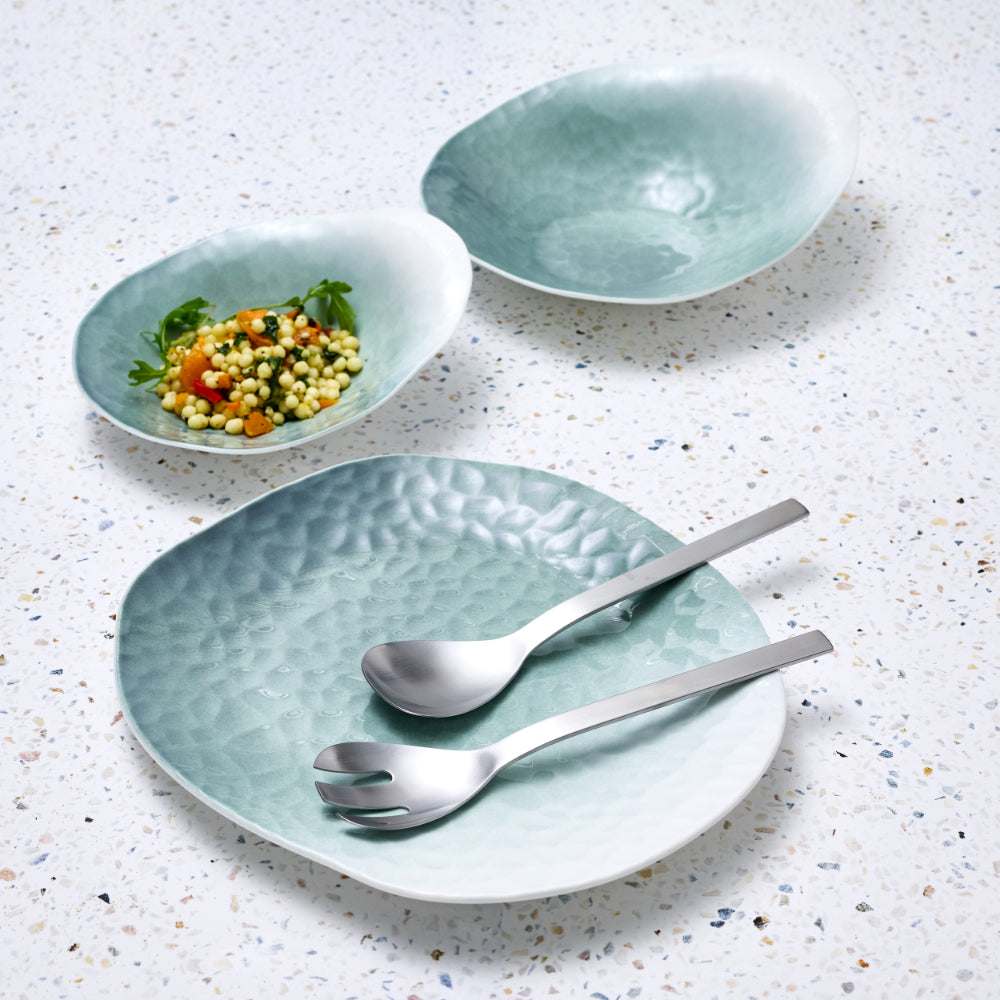 Ecology Forge Set Of 2 Salad Servers