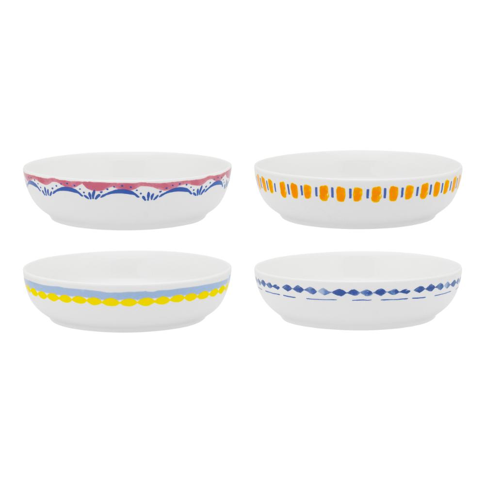 Porto Positano Set of 4 Dinner Bowls assorted designs