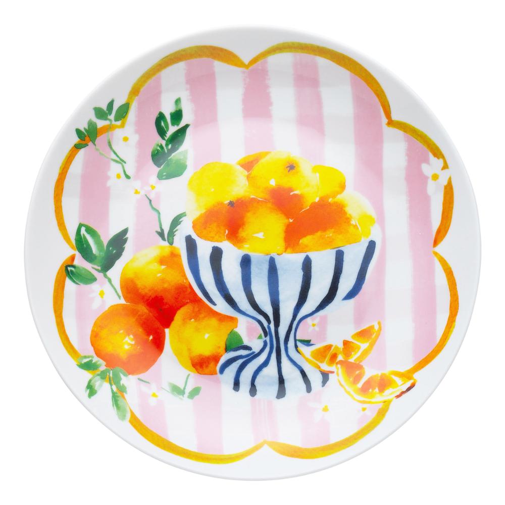 Porto Positano Round Serving Plate fruits