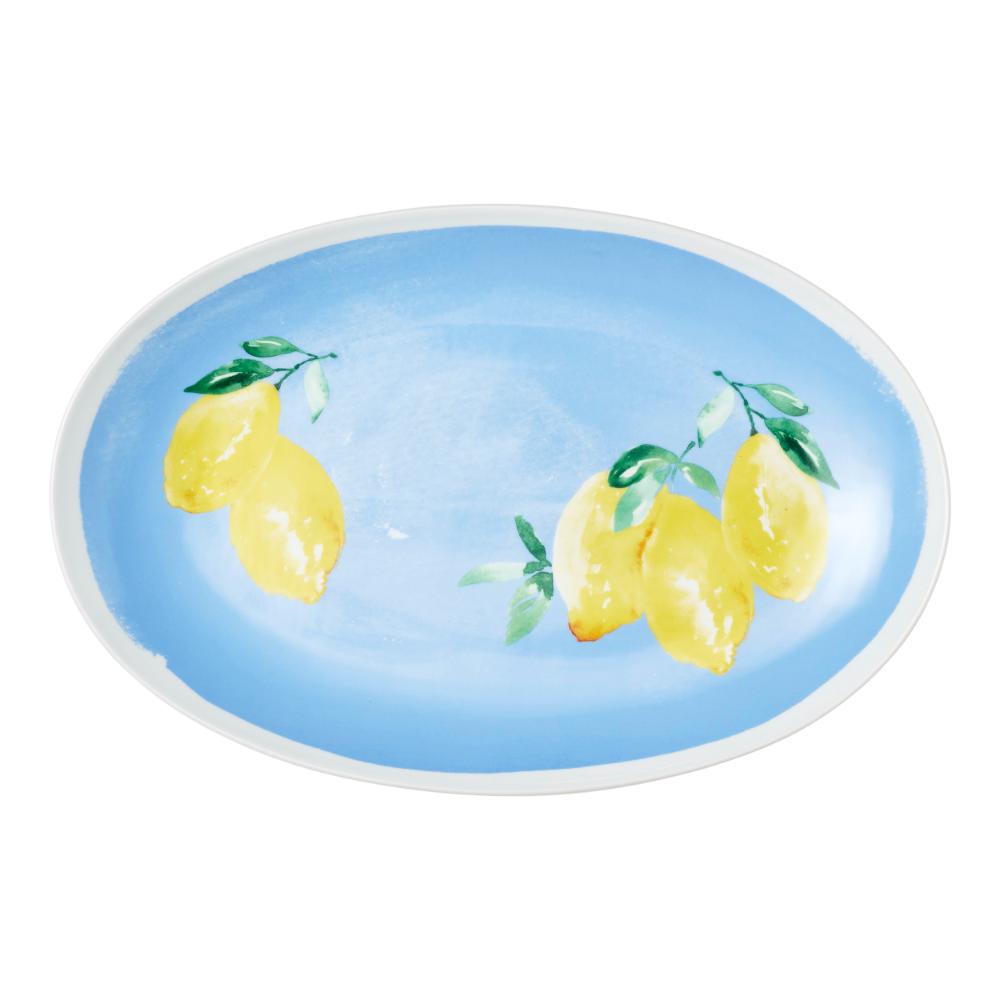 Porto Limone Oval Platter 40cm blue