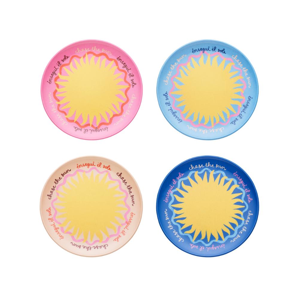 Porto Sole Set of 4 Side Plates 20cm