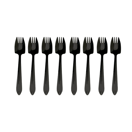 Splayd Black Label 8 Piece Cake Fork Set