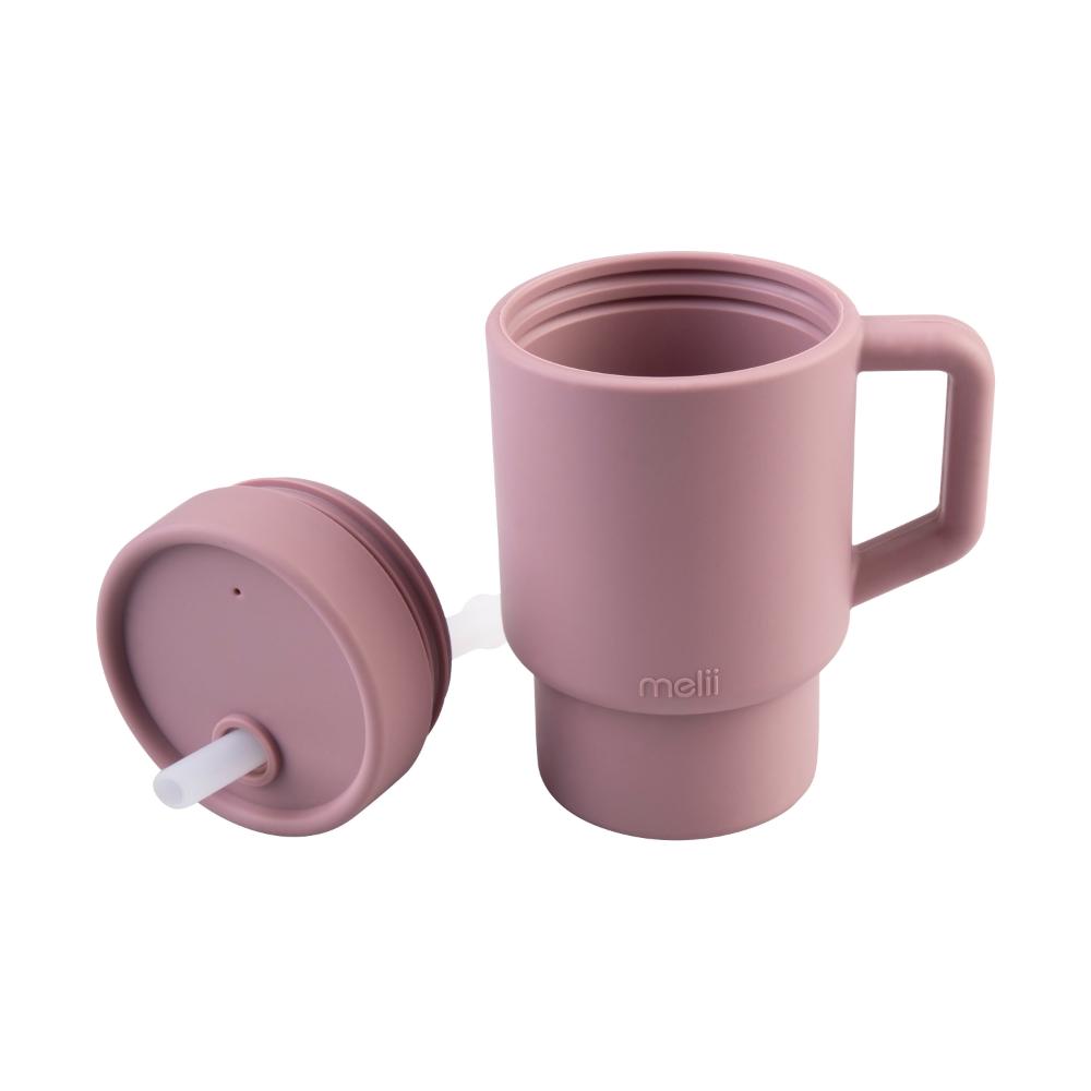 Melii Luxe Silicone Tumbler with Straw 265ml