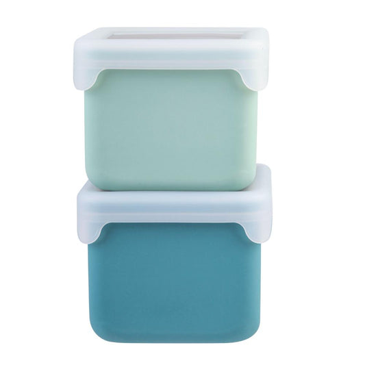 Melii Luxe Set of 2 Silicone Snack Containers 236ml