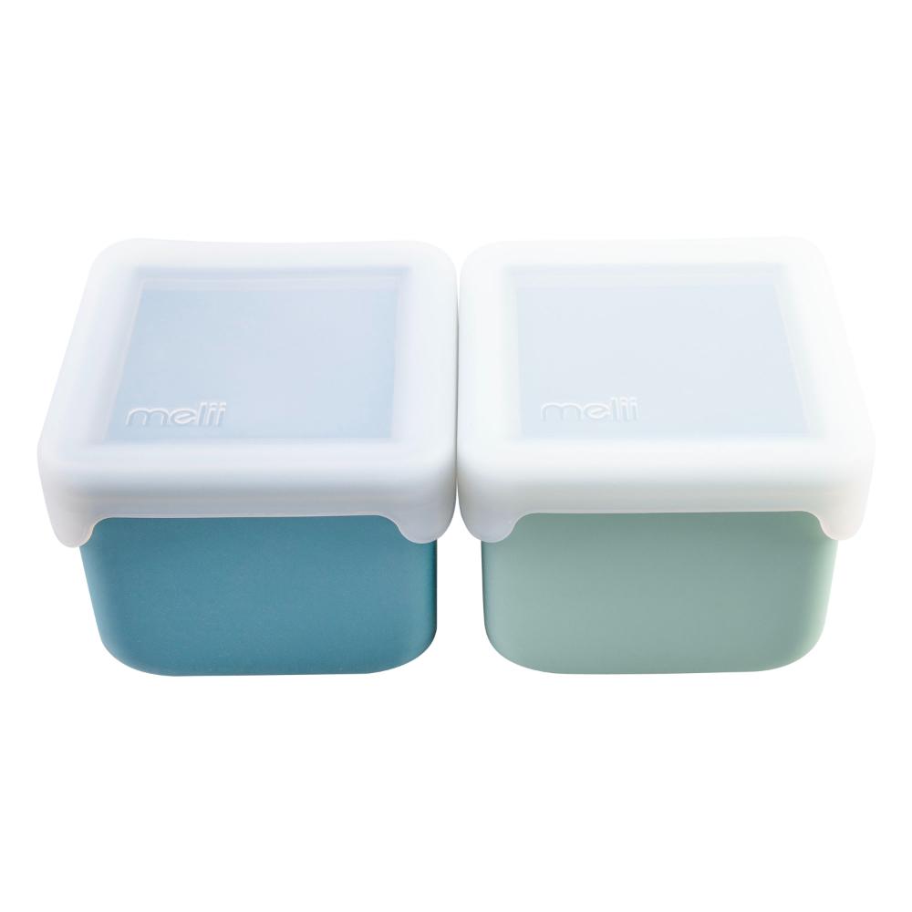 Melii Luxe Set of 2 Silicone Snack Containers 236ml