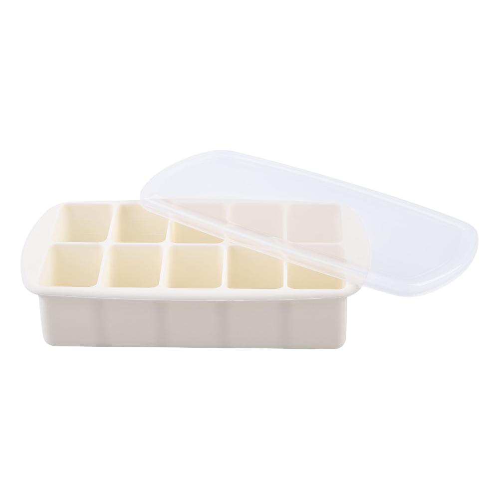Melii Luxe Silicone 10 Compartment Food Tray with Lid