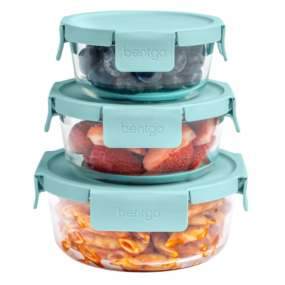 Bentgo 6 Piece Round Glass Food Storage Set
