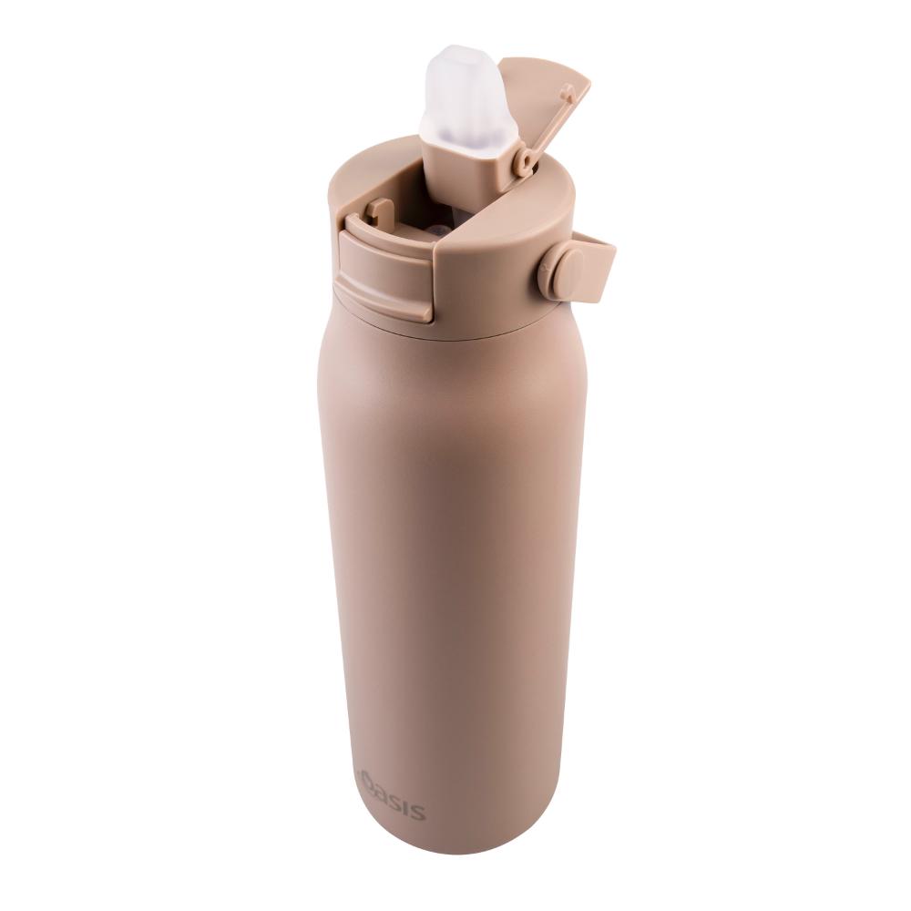 Oasis Ceramic Lined Stainless Steel Double Wall Insulated Sorrento Sipper Bottle 900ml