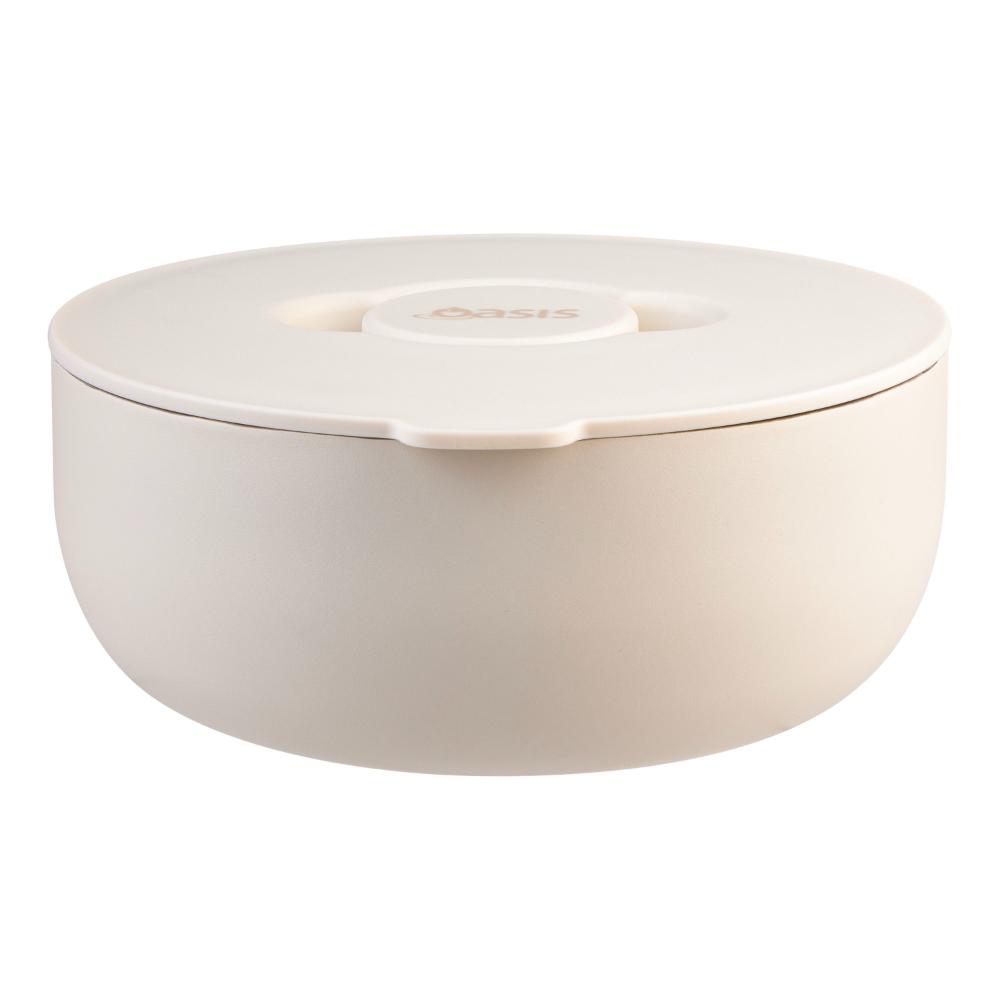 Oasis Stainless Steel Double Wall Insulated Fresh'N'Go Lunch Bowl 950ml