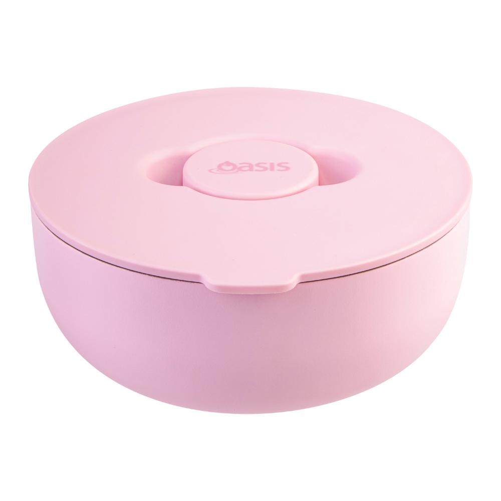 Oasis Stainless Steel Double Wall Insulated Fresh'N'Go Lunch Bowl 950ml