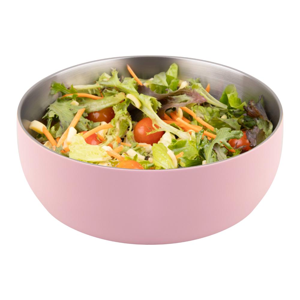 Oasis Stainless Steel Double Wall Insulated Fresh'N'Go Lunch Bowl 950ml