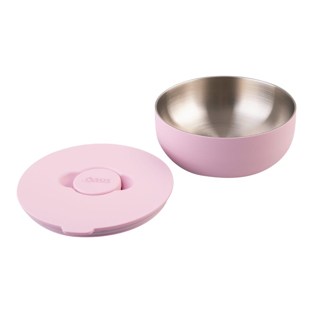 Oasis Stainless Steel Double Wall Insulated Fresh'N'Go Lunch Bowl 950ml