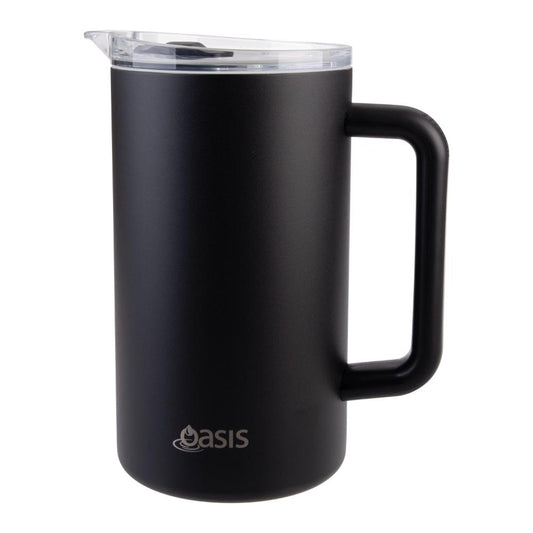 Oasis Ceramic Lined Stainless Steel Triple Wall Insulated Water Pitcher