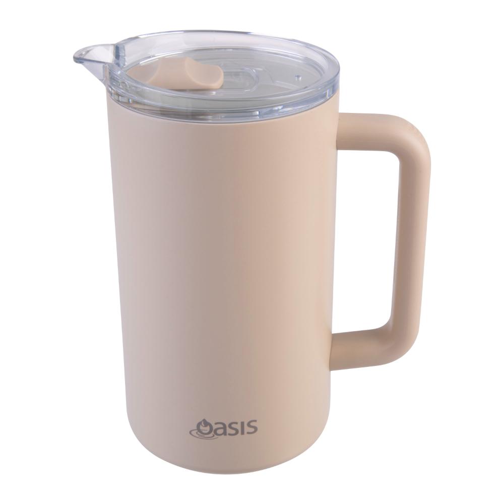 Oasis Ceramic Lined Stainless Steel Triple Wall Insulated Water Pitcher