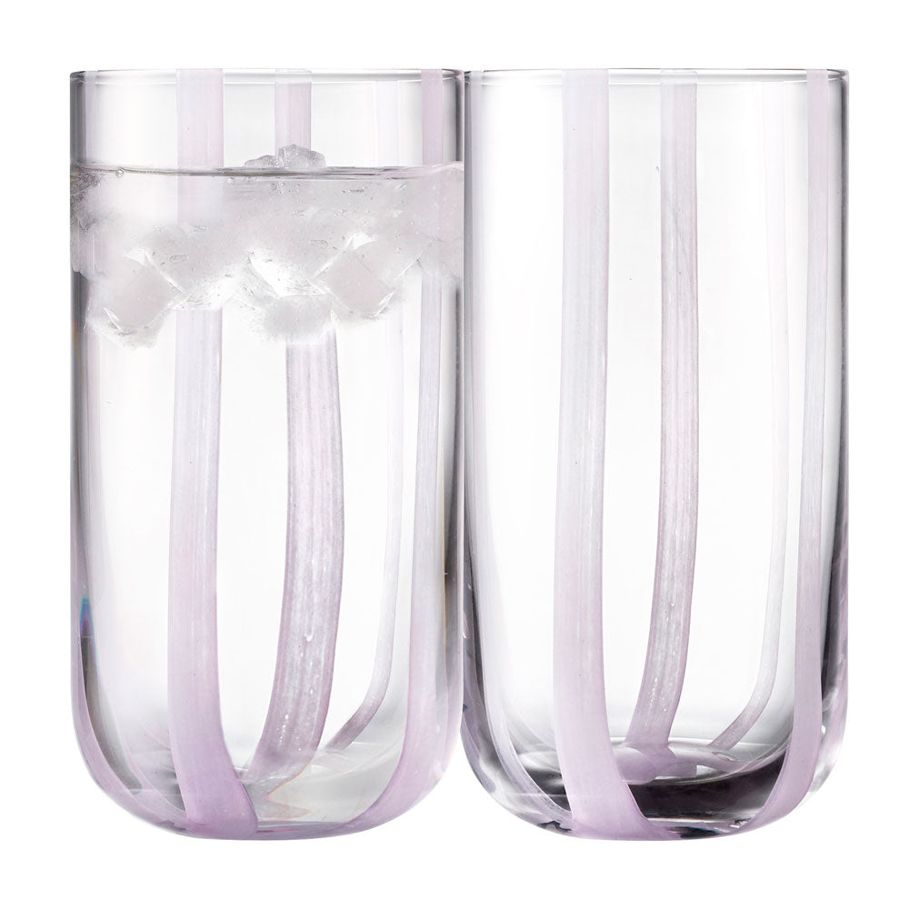 Ecolocy Luella Set of 4 Hi Ball Tumblers 460ml Wisteria