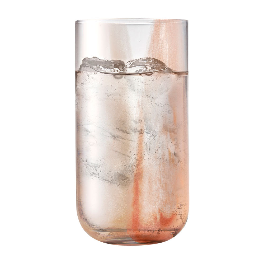 Ecology Kaia Set of 4 Hi Ball Tumblers 440ml Petal