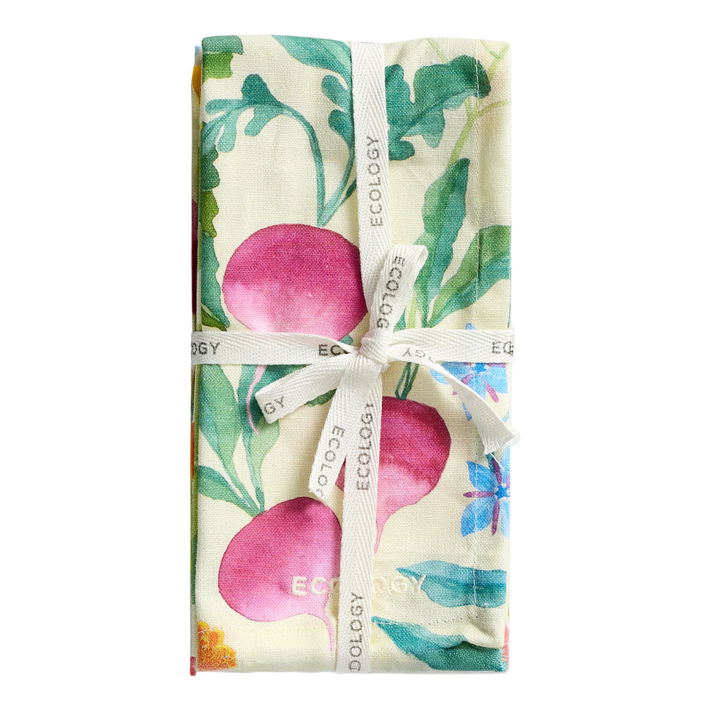 Ecology Market Garden Set of 4 Napkins 45x45cm