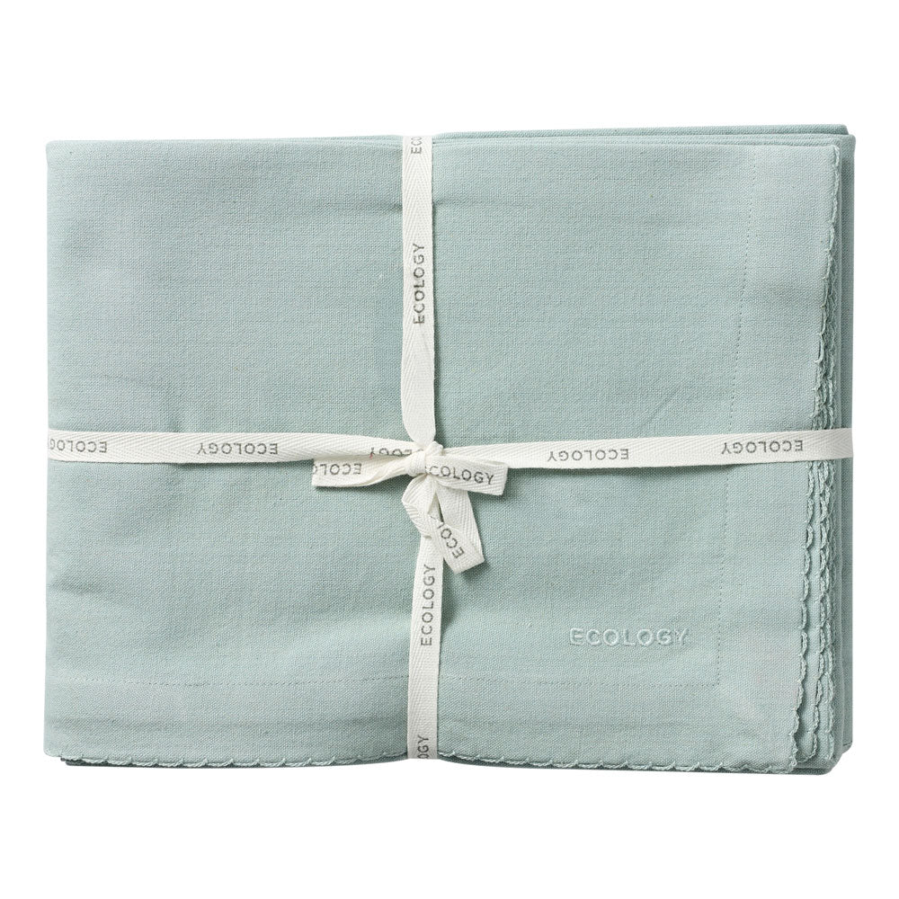 Ecology Weft Table Cloth 150x240cm Celadon