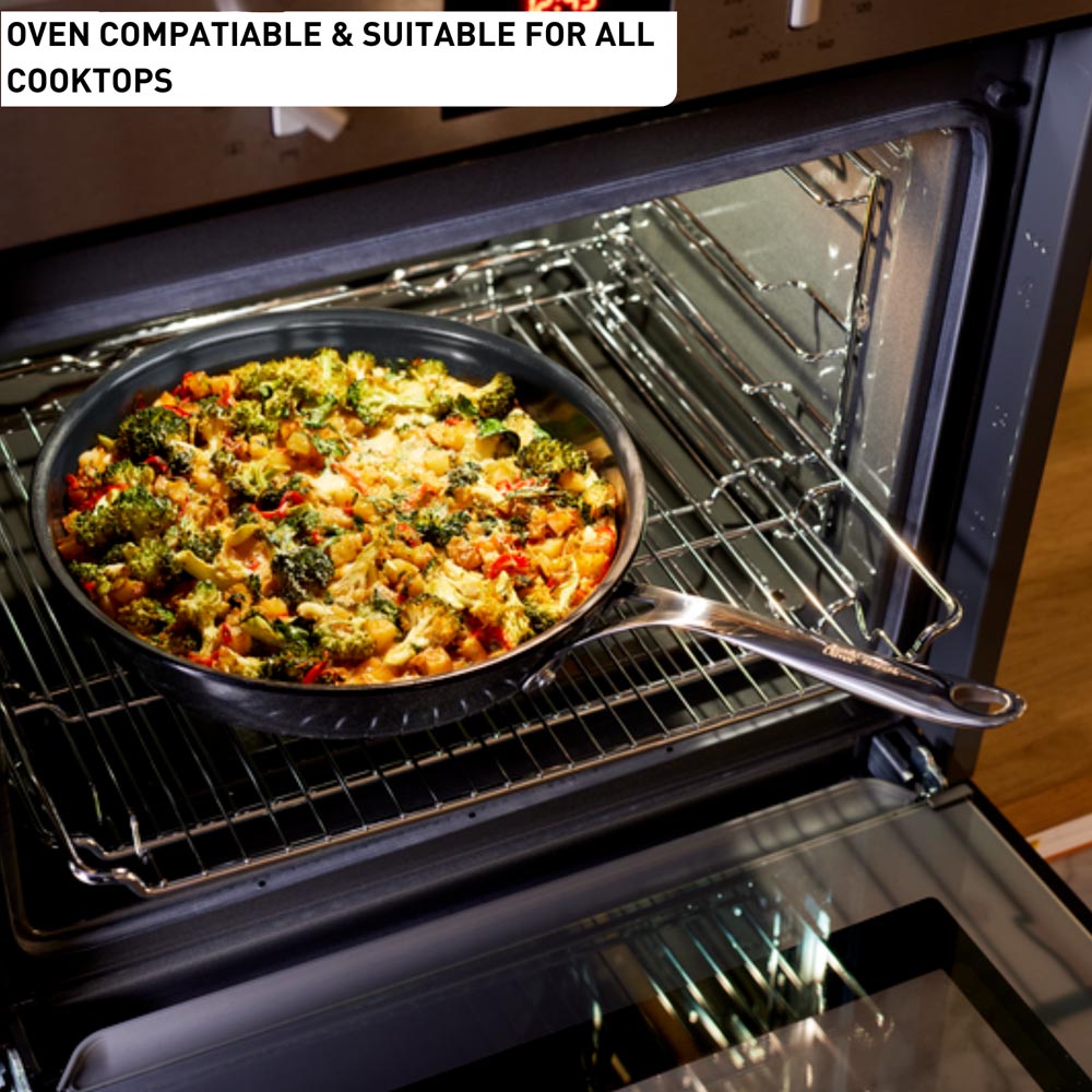 Jamie Oliver frypan in oven with pasta bake - Robins Kitchen