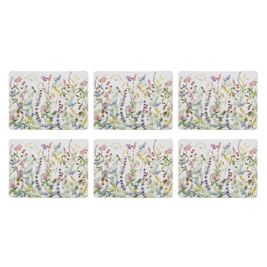 Ashdene Wildflowers Set of 6 Placemats