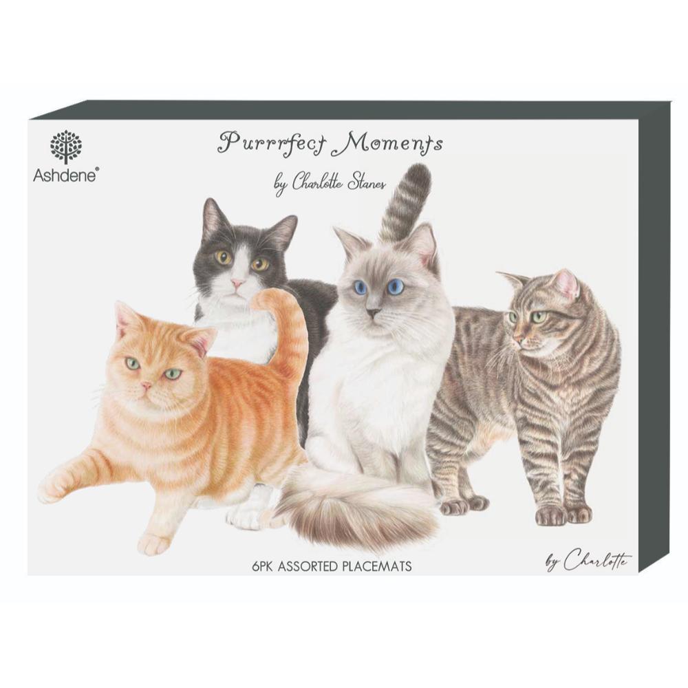 Ashdene Purrrfect Moments Set of 6 Placemats