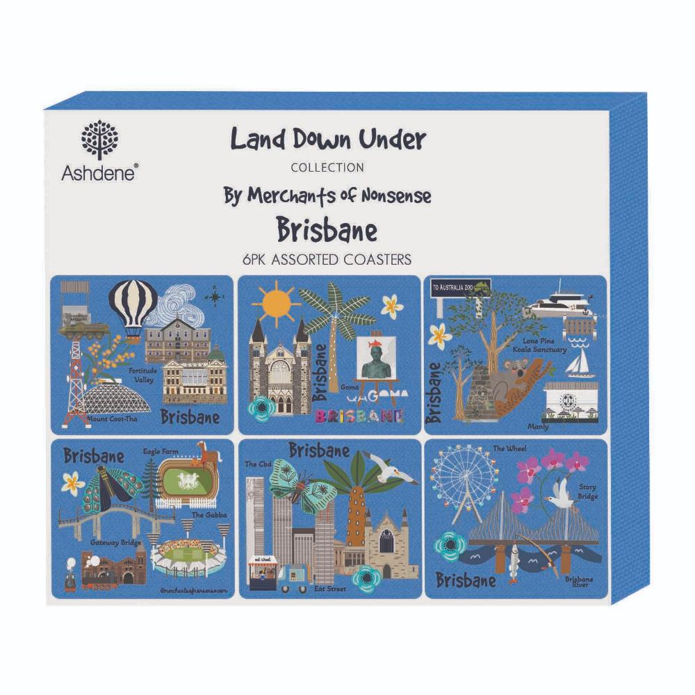 Ashdene Land Down Under Set of 6 Coasters
