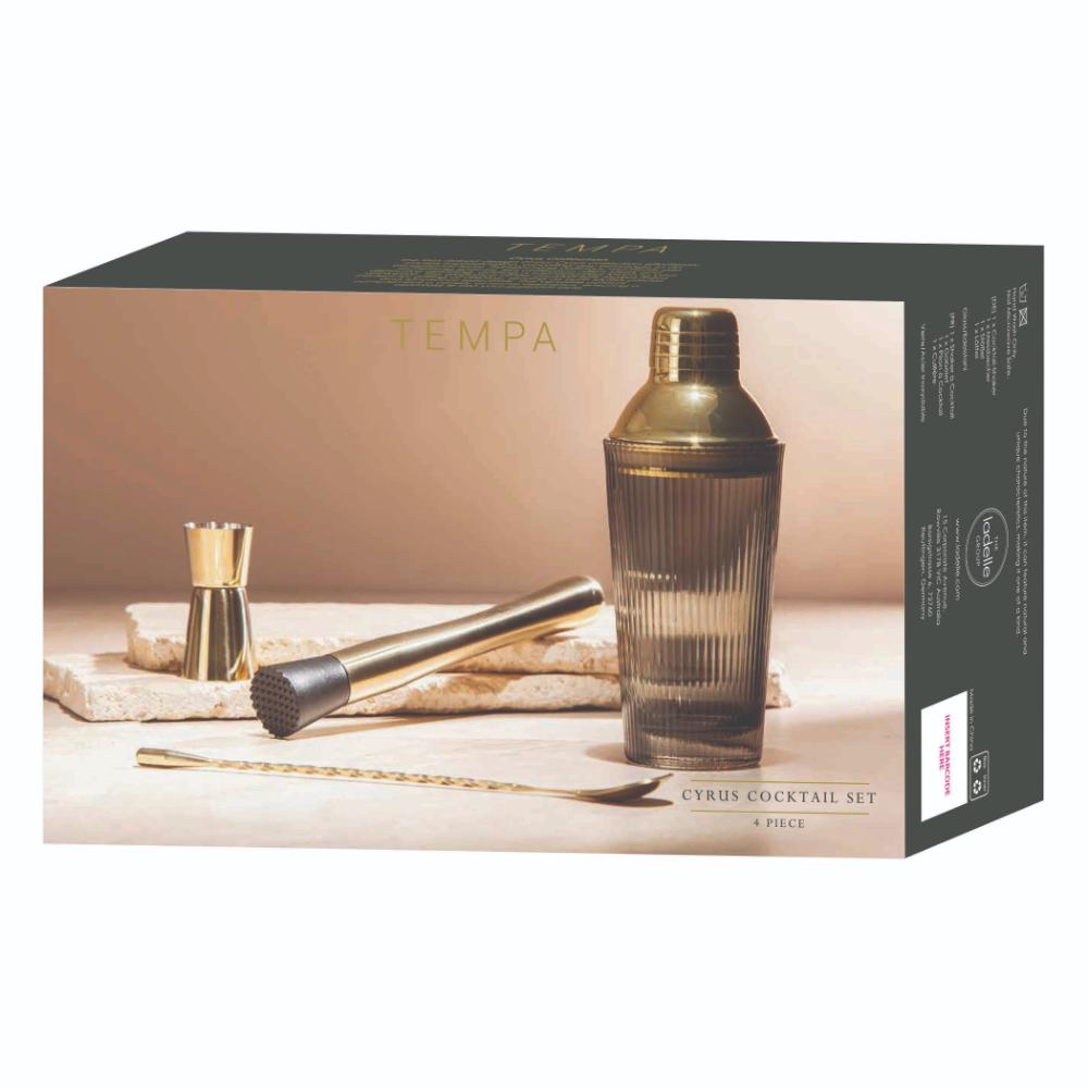 Tempa Cyrus 4 Piece Cocktail Set