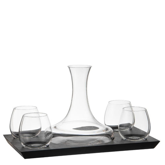 Tempa Harvey 6 Piece Wine Set Black