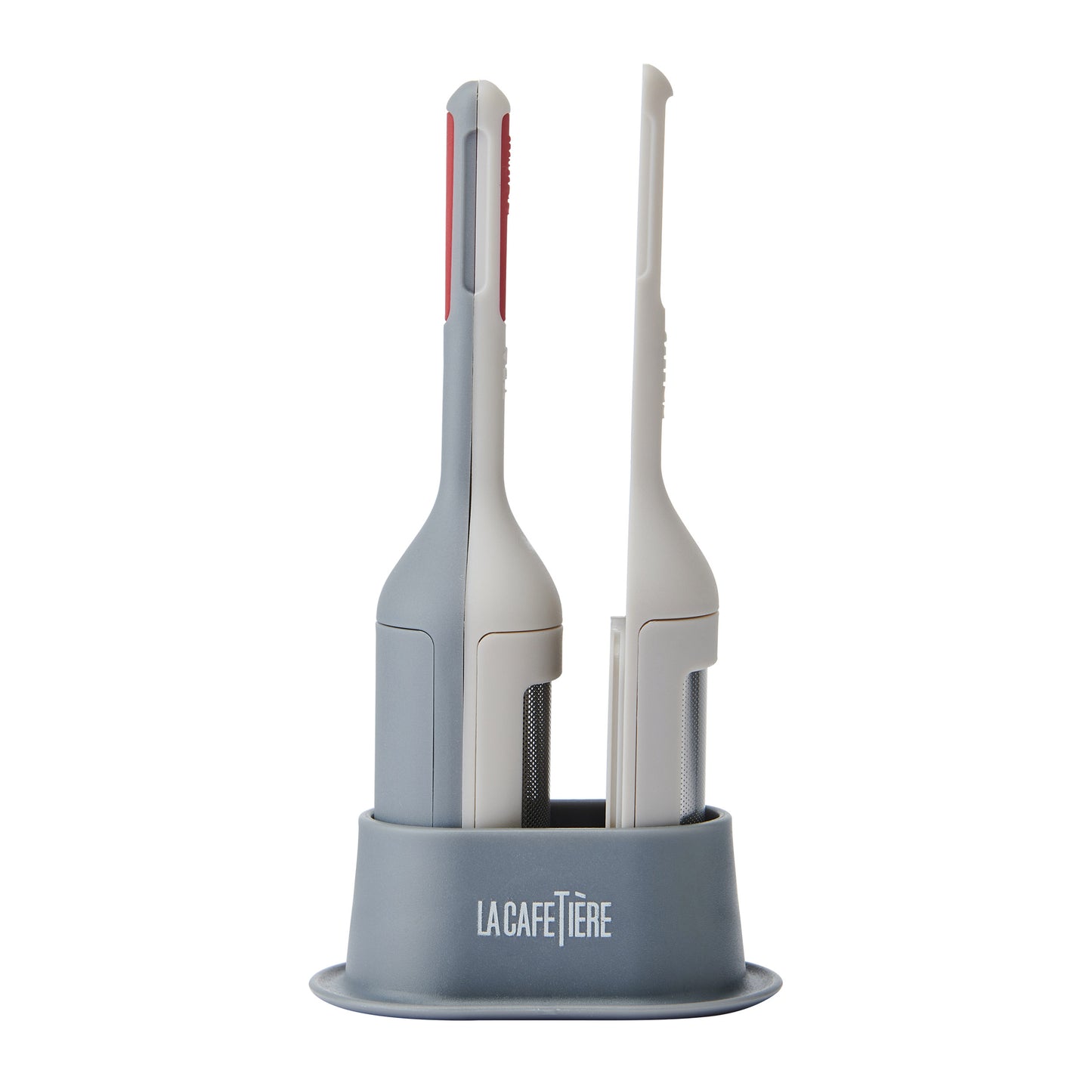 La cafetiere Brewstir 2 In 1 Tea & Coffee Infuser with Storage Stand