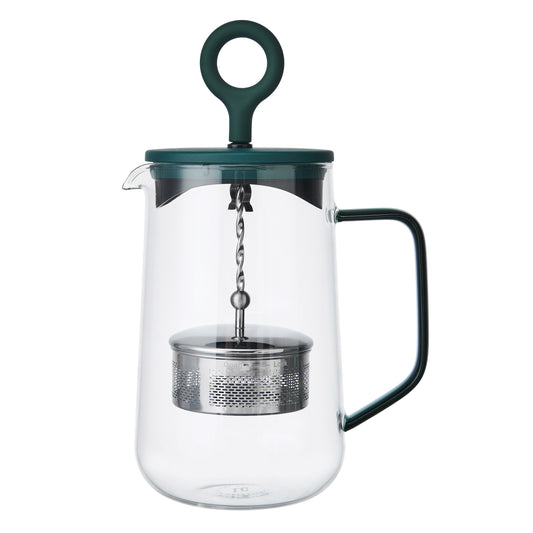La cafetiere Gyro Glass Spinning Infuser Teapot 1.25L