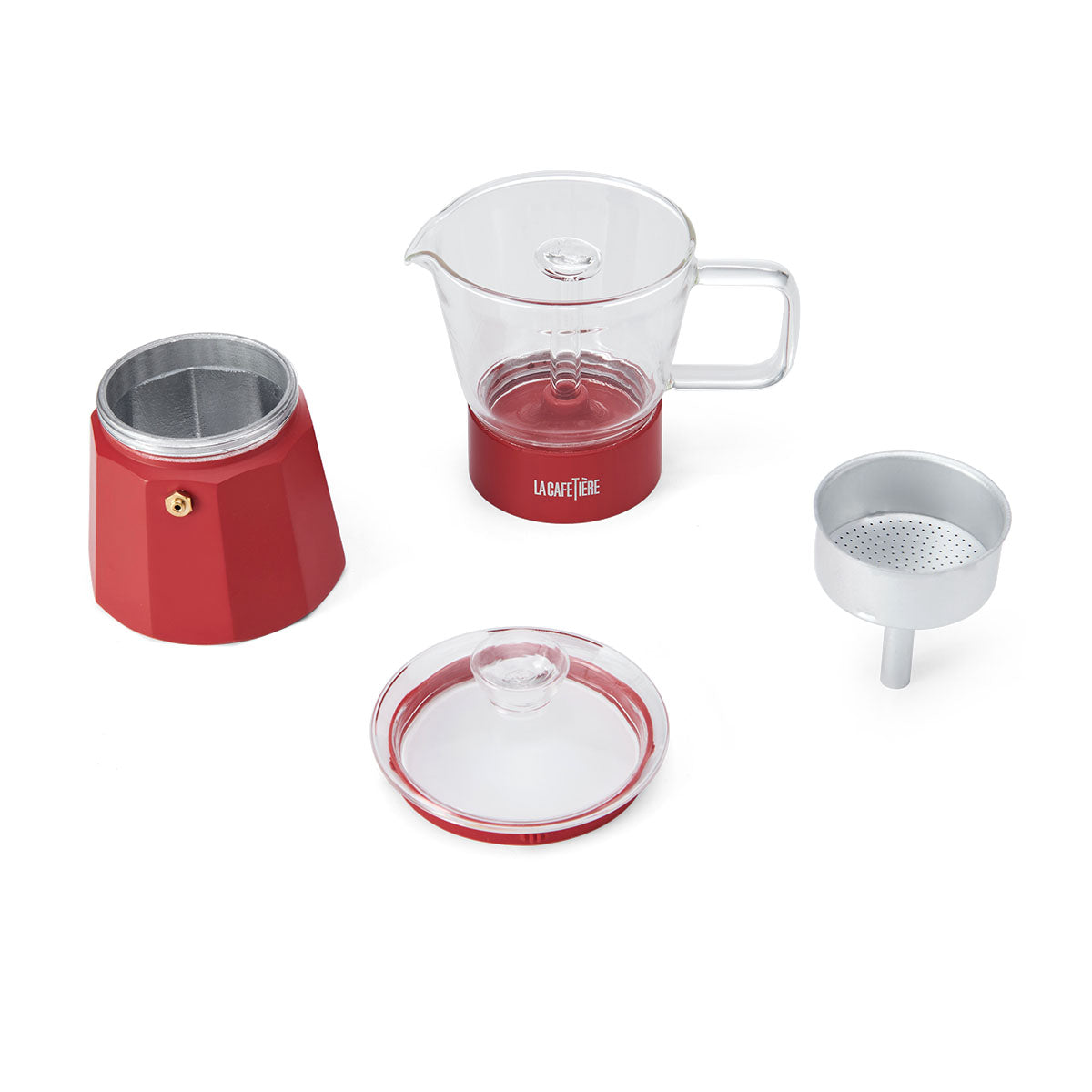 La cafetiere Verona Six Cup Glass Espresso Maker