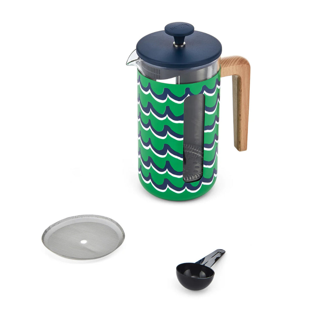 La Cafetiere Pisa Stainless Steel Cafetiere Cyan Tides