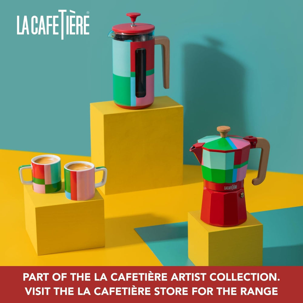 La Cafetiere Venice Aluminium Espresso Maker 6 Cup Utopian Lines