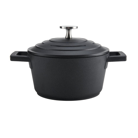 Mastercraft Casserole Dish Cast Aluminium 16cm Black