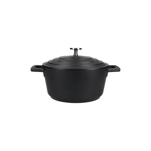 Mastercraft Casserole Dish Cast Aluminium 20cm Black