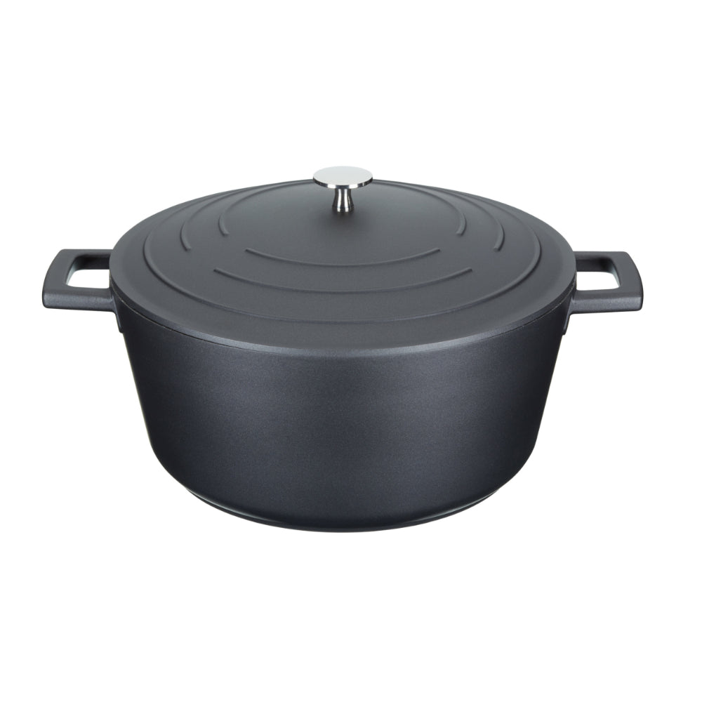 Mastercraft Casserole Dish Cast Aluminium 28cm Black