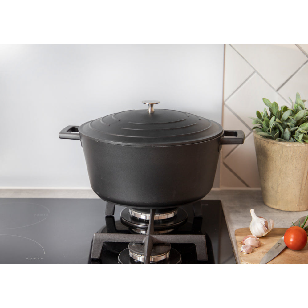 Mastercraft Casserole Dish Cast Aluminium 28cm Black
