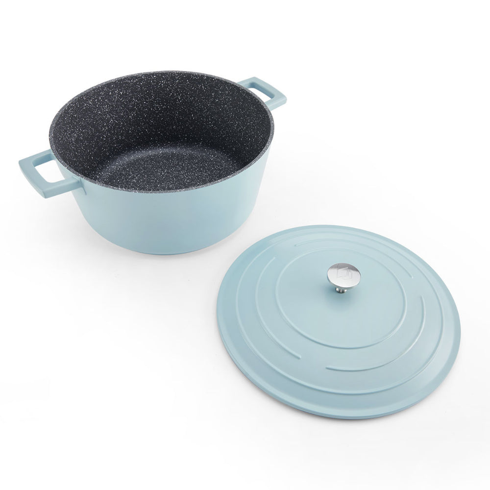 Mastercraft Casserole Dish Cast Aluminium 28cm Sky Blue