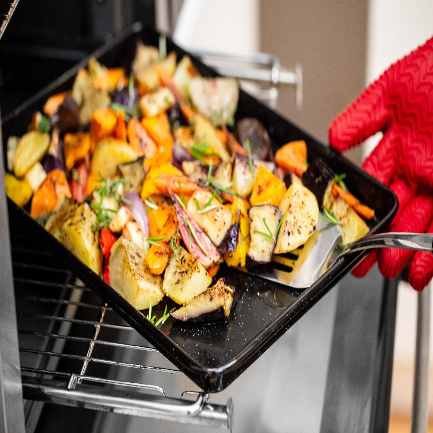 MasterCraft Professional Vitreous Enamel Baking Tray 39x27x2cm