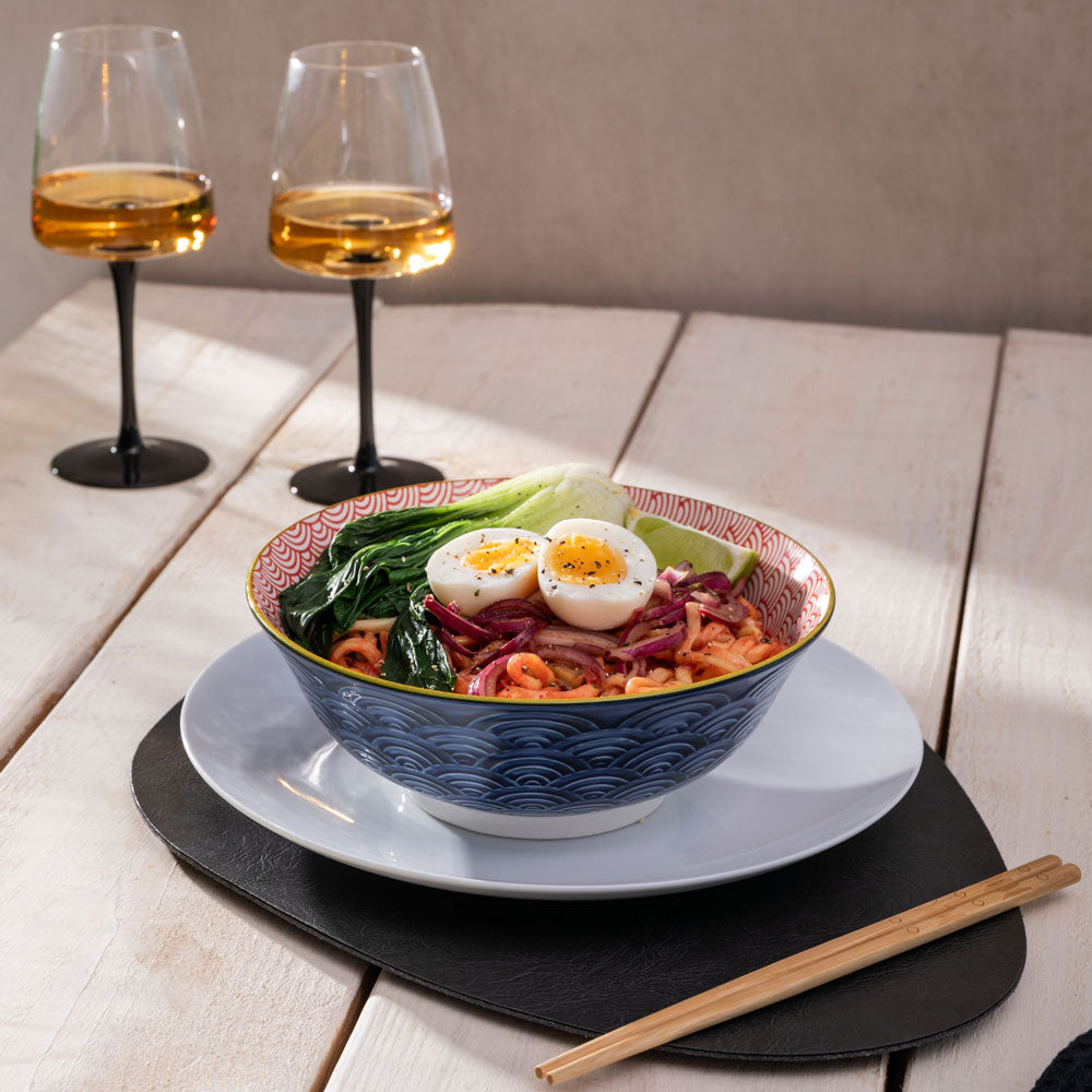 Mikasa Glazed Stoneware Ramen Bowl