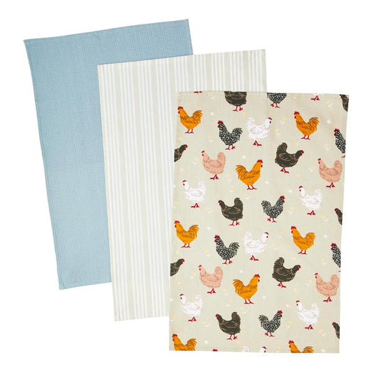 MyHouse Set of 3 Tea Towels