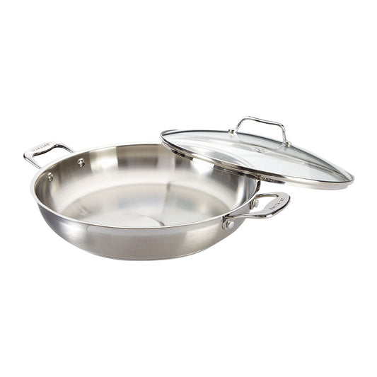 Baccarat iconiX Stainless Steel Chef Pan with Lid 32cm at Robins Kitchen