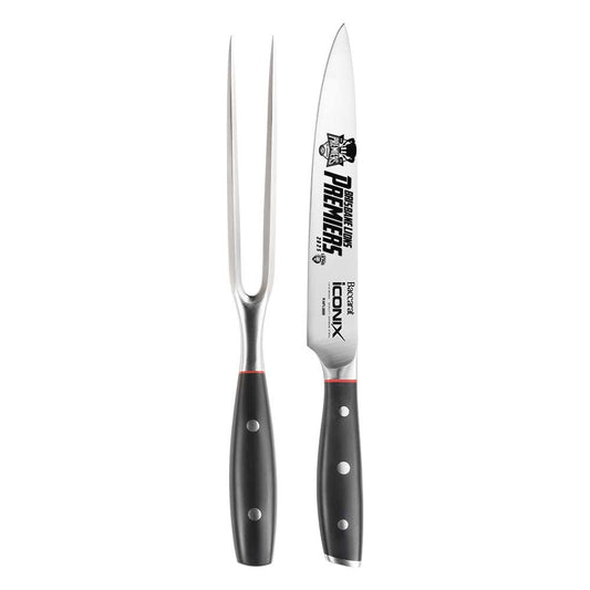Baccarat iconiX Carving Knife Set AFL Premiers 2025 Brisbane Lions
