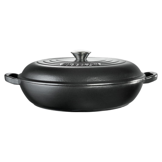 Baccarat Le Connoisseur Cast Iron French Saute Pan 31cm Black