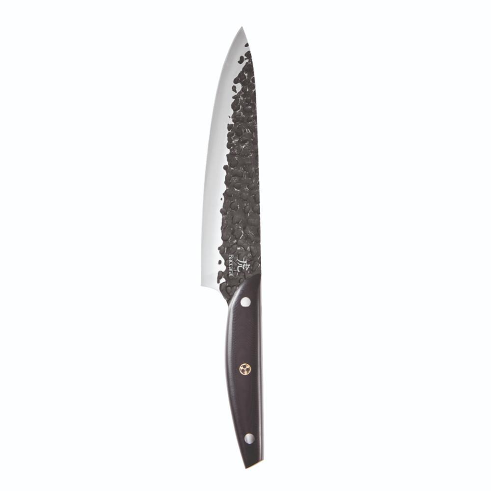 Baccarat KUROI KIBA 7 Piece Knife Block with japanese steel chef knife at Robins Kitchen