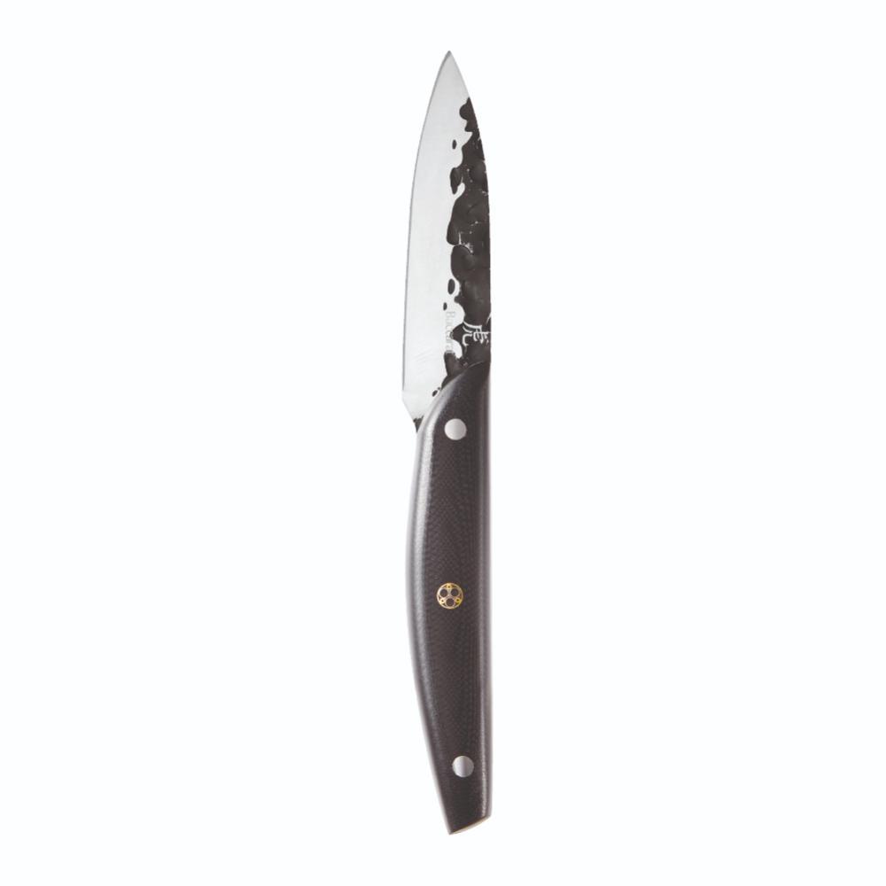 Baccarat KUROI KIBA 7 Piece Knife Block with japanese steel paring knife at Robins Kitchen